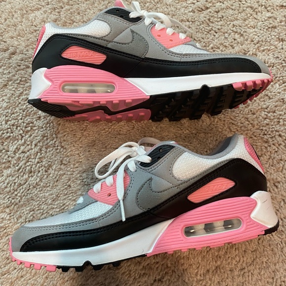 Nike Shoes - ‼️PRICE FIRM‼️Nike Air max 90 pink white black